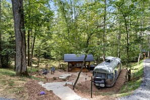 Exterior - Glamping Getaway in Pisgah Forest in this Lovely Airstream Rental in North Carolina (Pisgah Forest)