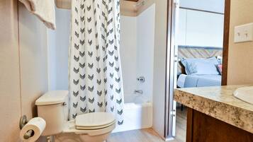 Hair dryer, towels