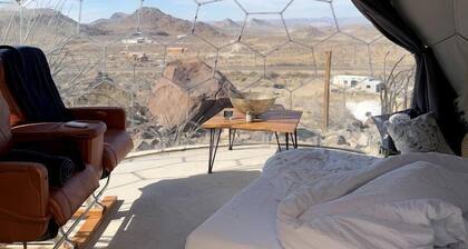 Fantastic Secluded Dome with Great Desert Views in Terlingua, Texas