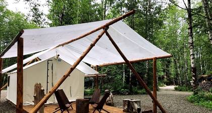 Romantic Safari Tent in Forks, Washington, Perfect for a Relaxing Weekend Getaway to Ruby Beach, WA