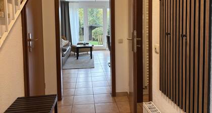 Vacation home over 3 floors, 65 mÂČ living space with terrace and garden