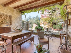 Outdoor dining - La Foresta by Interhome (Castellina in Chianti)