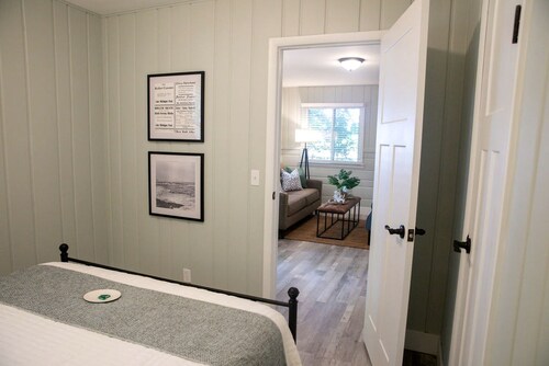 Lake Michigan Retreats in this Charming Cabin Rental with Fire-Pit