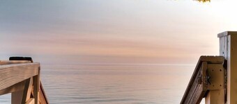 Lake Michigan Retreats in this Charming Cabin Rental with Fire-Pit