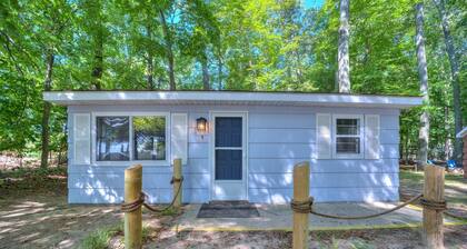 Lake Michigan Retreats in this Charming Cabin Rental with Fire-Pit