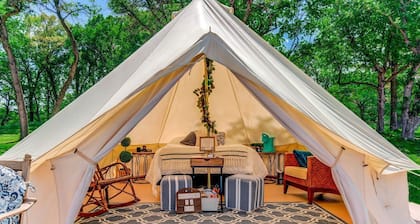 Charming Tent with Fire Fit and Barbecue in Saint Croix Falls, Wisconsin