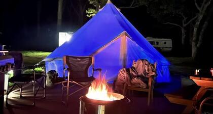 Charming Tent with Fire Fit and Barbecue in Saint Croix Falls, Wisconsin