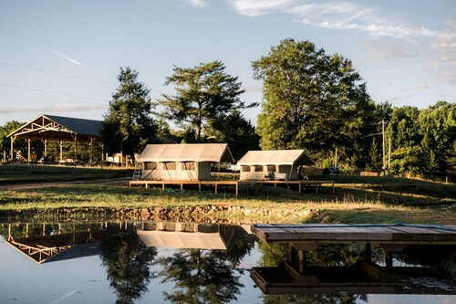 Idyllic Tented Cabin Great for a Romantic Getaway in South Carolina