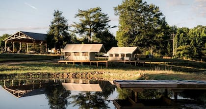 Idyllic Tented Cabin Great for a Romantic Getaway in South Carolina