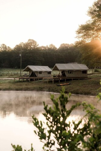 Spacious Tented Cabin Perfect to Create New Family Memories in South Carolina