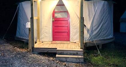 Unique Yurt-Dome Hybrid on Amazing Glampground near Bryson City, North Carolina