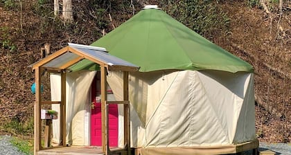 Unique Yurt-Dome Hybrid on Amazing Glampground near Bryson City, North Carolina