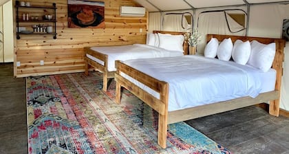 Luxury Camping Rental near Zion Nation Park for Utah Glamping