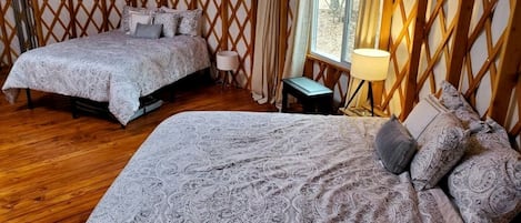 2 habitaciones y ropa de cama