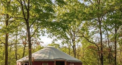 Luxurious Modern Yurt with Stargazing Dome near Pere Marquette River – Baldwin, Michigan