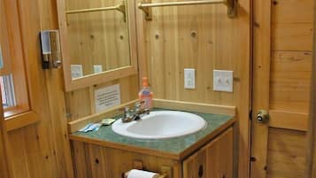 Towels, soap, shampoo