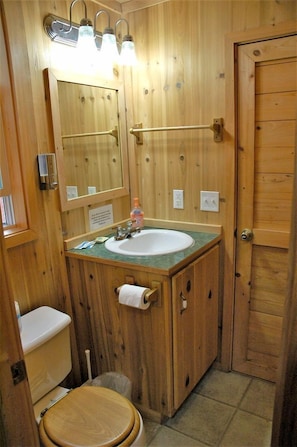 Towels, soap, shampoo
