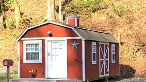 Unclassified image, 2 of 16, button - Quaint Tiny Barn on Incredible Glampground near Bryson City, North Carolina (Bryson City)
