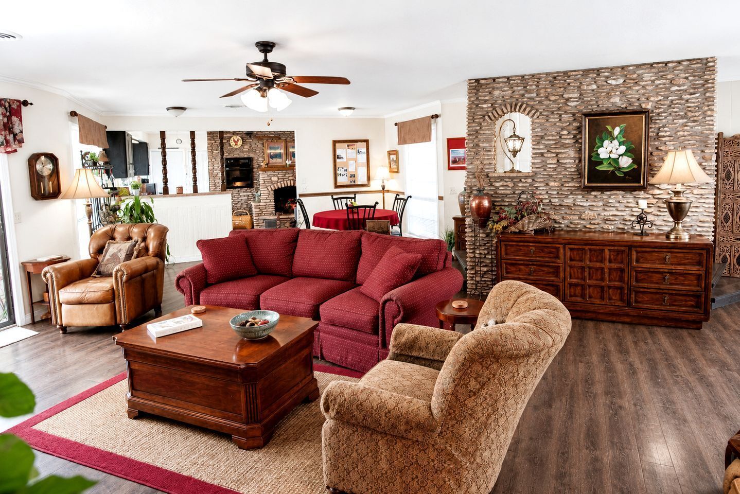 TV, fireplace, DVD player, video library