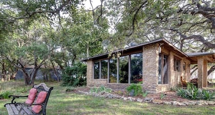 Romantic Luxury Cottage Rental for Two with Fireplace in Texas Hill Country