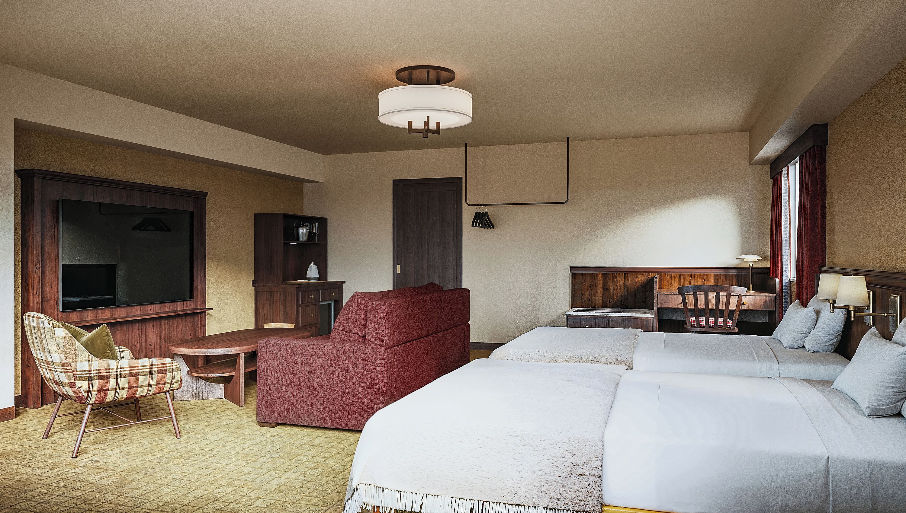 Deluxe Twin Room | Iron/ironing board, free WiFi