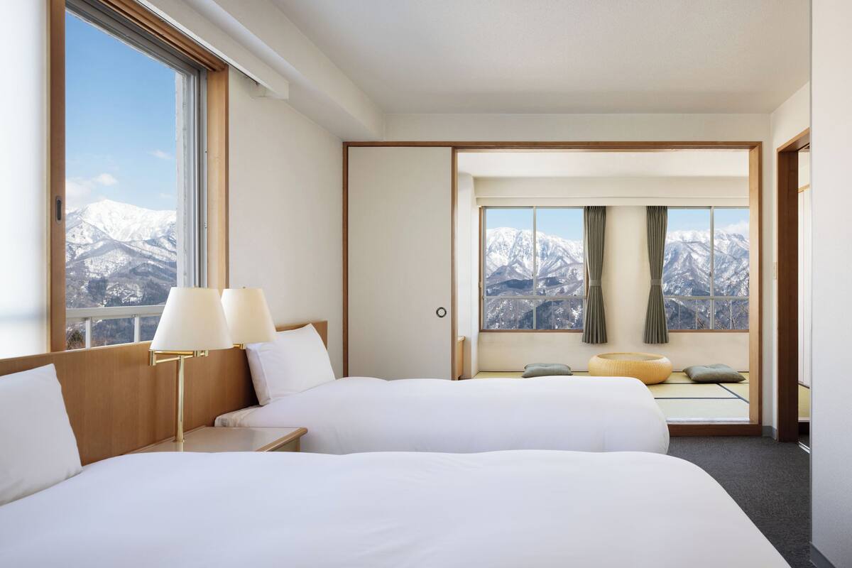 Standard Japanese-Western-Style Room,Non Smoking | Iron/ironing board (on request), WiFi (free)