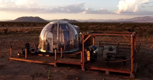 Magical Night under the Stars: Amazing California Dome Rental in the Desert in Joshua Tree