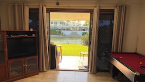 Shared Dormitory, 1 Bedroom, Smoking, Balcony | Living room - Room-exclusive Sunrise Room, GC Blues Fe (Gold Coast)