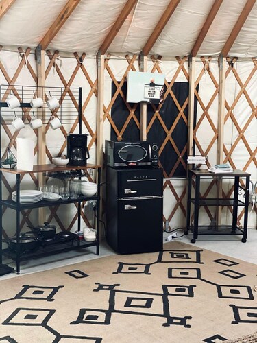 Colorado Glamping Escape for Families or Groups in Fully-Equipped Yurt in Meeker