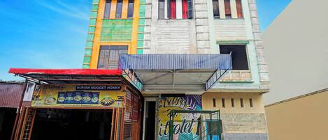 Majoituspaikan julkisivu