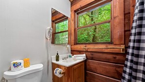 Hair dryer, towels - Dog-Friendly Cabin with Indoor Jacuzzi in Sevierville, Tennessee (Sevierville)