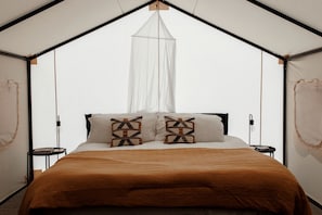 Room - Escape to Nature in this Lovely Safari Tent near the Santa Fe Forest, New Mexico (Pecos)