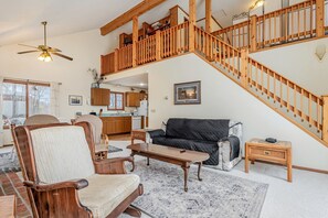 Télévision, cheminée