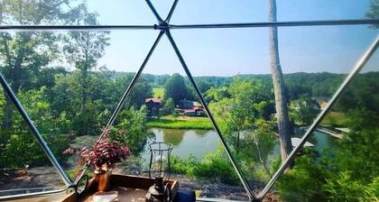 Riverfront Dome with Outdoor Living and Sunset Views in Alabama