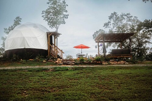Riverfront Dome with Outdoor Living and Sunset Views in Alabama