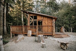 Exterior - Wheelchair Accessible Log Cabin near Lake Crescent in Forks, Washington, Perfect for a Weekend of Relaxation (Forks)