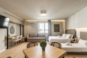 Quarto família | Roupas de cama antialérgicas, cortinas blackout