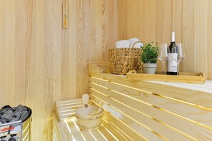 Sauna - Villa Rea 3 with heated pool (Privlaka)