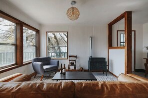 Fireplace - Off-Grid, Rustic, Two Bedroom Cabin Nestled in the Sequoias, Perfect for a Weekend to Disconnect in Nature (Dunlap)