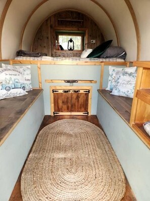 2 bedrooms, WiFi, bed sheets - Rustic Glamping Wagons with Teton Views on Working Ranch near Tetonia, Idaho (Tetonia)