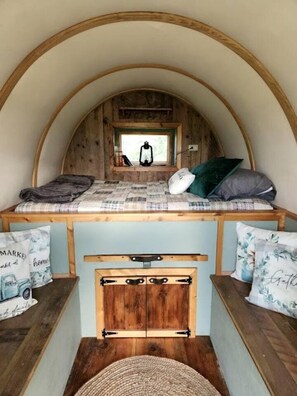 2 bedrooms, WiFi, bed sheets - Rustic Glamping Wagons with Teton Views on Working Ranch near Tetonia, Idaho (Tetonia)