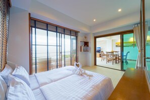 Condo, 2 quartos, sacada, vista para o mar | Wi-Fi de cortesia