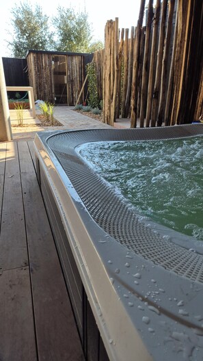 Terrace/patio - Relaxation by the sea - beach access - private spa and sauna (Plouescat)