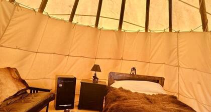 Stunning, Off-Grid Tipi near Sheep Lake and Yellowstone National Park