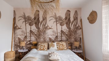 2 Schlafzimmer, BĂŒgeleisen/BĂŒgelbrett, WLAN, BettwĂ€sche