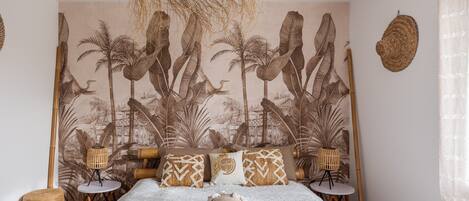 2 habitaciones, tabla de planchar con plancha, wifi y ropa de cama