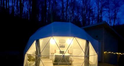 Luxury Redefined: Todd, NC Dome with Private Hot Tub, Unparalleled Views, and Outdoor Oasis