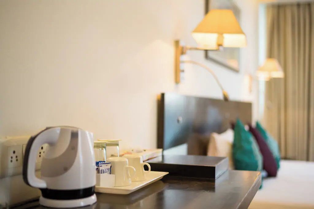 Studio, Courtyard View | Iron/ironing board