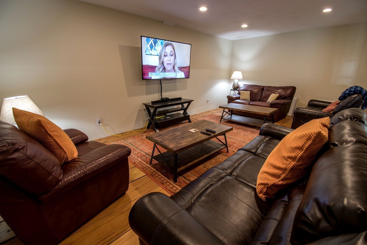 Fireplace, ping pong