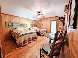 1 bedroom, iron/ironing board, WiFi, bed sheets - Furry Friends and Fields: Pet-Friendly Cabin with Unique Views in Sparta, TN (Sparta)